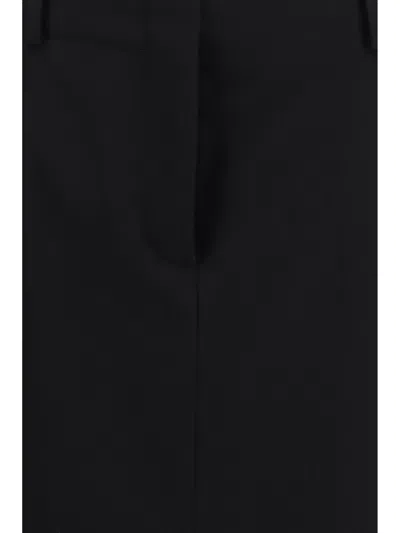 Fendi Grain Skirt In Black
