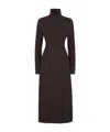 Fendi Grain Wool Coat In Black