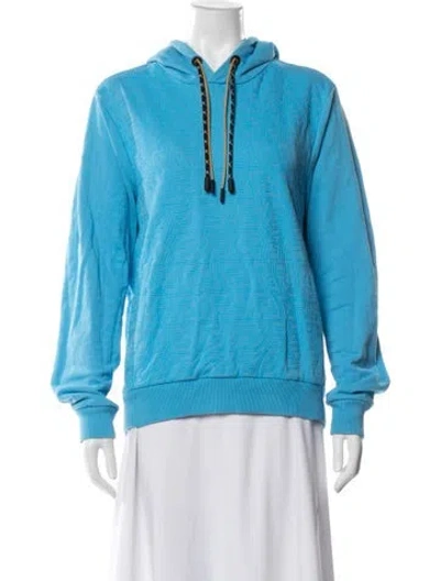Pre-owned Fendi Graphic Print Jacket In Blue
