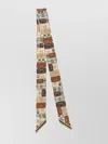 Fendi Graphic Print Rectangular Lightweight Scarf