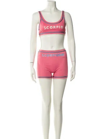 Pre-owned Fendi Graphic Print Short Set In Multi