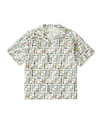 FENDI GRAPHIC-PRINT SHORT-SLEEVE SHIRT