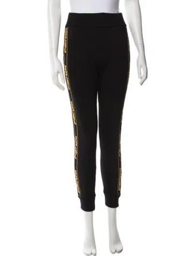 Pre-owned Fendi Graphic Print Sweatpants In Black