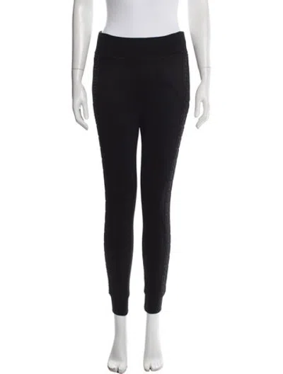 Pre-owned Fendi Graphic Print Sweatpants In Black