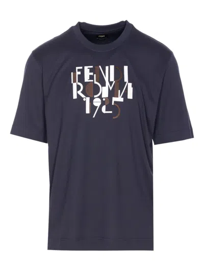 FENDI GRAPHIC-PRINT T-SHIRT