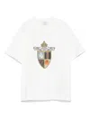 Fendi T-shirt Mit Grafischem Print In Weiss