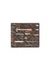 Fendi Graphic Printed Bi-fold Wallet In Brown