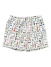 Fendi Graphic-printed Shorts In Multi