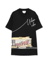 Fendi Graphic-print T-shirt In Black