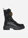 FENDI GRAPHY LEATHER ANKLE BOOTS