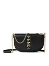 Fendi Graphy Wallet On Chain In Black