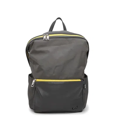 Pre-owned Fendi Gray Khaki Nylon Backpack ()