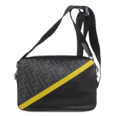 Pre-owned Fendi Gray Pvc Leather Shoulder Bag ()