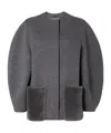 Fendi Patch-pocket Jacket In Black