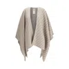 Fendi Gray Wool Scarf