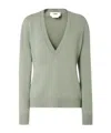 Fendi Green Cashmere Pullover In Green