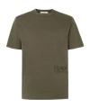 Fendi 1925 Stencil Print T-shirt In Green