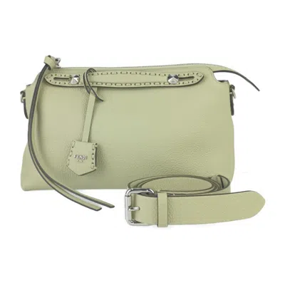 Pre-owned Fendi Green Leather Handbag Shoulder Bag ()