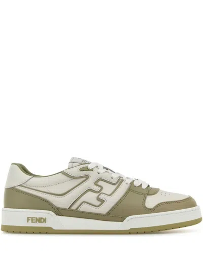 FENDI GREEN LOGO SNEAKERS