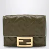 Fendi Green Micro Trifold Baguette Wallet
