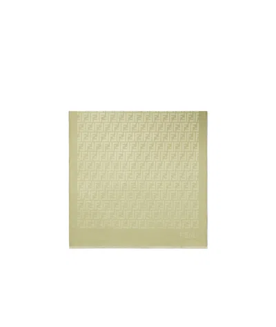 Fendi Green Silk Stole