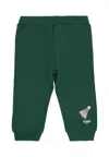 Fendi Green Trousers For Baby Boy With Logo In Green