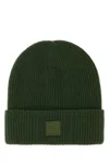 Fendi Green Wool Blend Beanie Hat