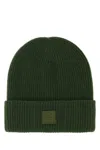 Fendi Green Wool Blend Beanie Hat In Green