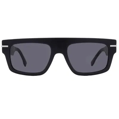 Pre-owned Fendi Grey Browline Unisex Sunglasses Fe40091u 90a 54 Fe40091u 90a 54 In Gray