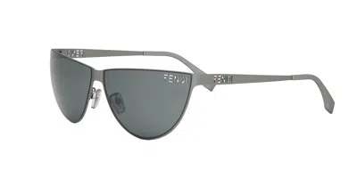 Fendi Grey Cat Eye Ladies Sunglasses Fe40138u 20a 62 In ["grey"]