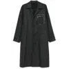 Fendi Single-breasted Cashmere Coat In Gray