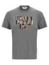 Fendi Women ' Roma 1925' T-shirt In Gray