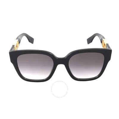 Fendi Grey Gradient Square Men's Sunglasses Fe40063i 01b 54
