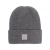 Fendi Patch-logo Beanie In Gray