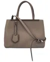 Fendi Grey Leather 2jours Tote (authentic Pre-loved)