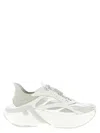 Fendi Light Mesh Sneakers Chunky Sole Pull Tab In Grey