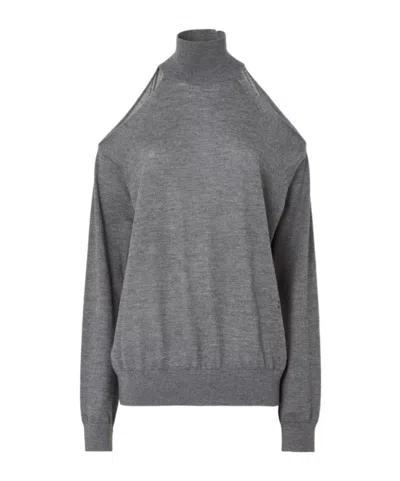 Fendi Sweater Woman Color Grey In Gray