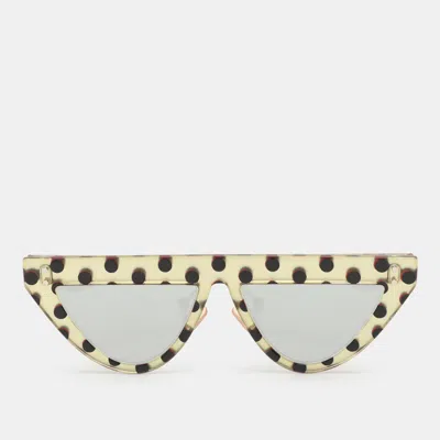 Pre-owned Fendi Grey Mirrored Ff0371/s D Frame Sunglasses
