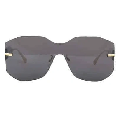 Pre-owned Fendi Grey Shield Ladies Sunglasses Fe40067u 30a 00 Fe40067u 30a 00 In Gray