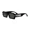 Fendi Graphy Acetate Rectangle Sunglasses