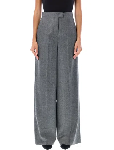 FENDI GREY WOOL TROUSERS