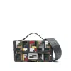 Fendi Grey Tote Bags Men In Gray