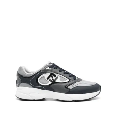 Fendi Grey Trainers - Low-tops Men In Gray
