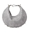 Fendi Grey Washed Denim-effect Leather Mini-bag