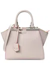 Fendi 3jours Mini Leather Tote In Neutral