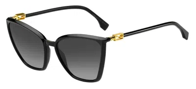 Pre-owned Fendi Gucci Gg1189s Black/grey Shaded (002) Sunglasses