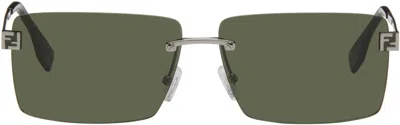 Fendi Gunmetal '' Sky Sunglasses In Metallic