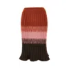 Fendi Gradient Mohair And Wool High-waisted Midi Skirt Clothing In Multi