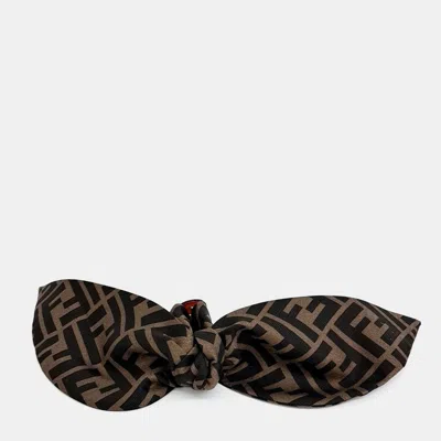 Pre-owned Fendi Hair Clip In Black