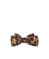Fendi Animalier Hair Clip In Brown